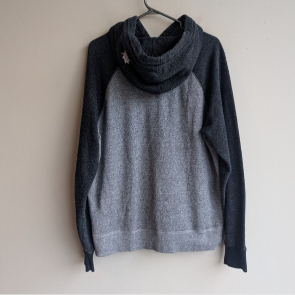Roots Classic 2 Tone Salt & Pepper Hoodie Sweater - Picture 4 of 6